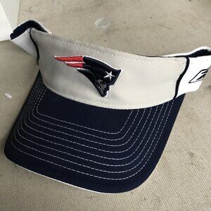 Reebok New England Patriots White Original Visor Golf Sun Sports